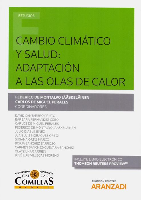 Imagen de portada del libro Cambio climático y salud