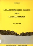 Imagen de portada del libro Los asentamientos ibéricos ante la romanización