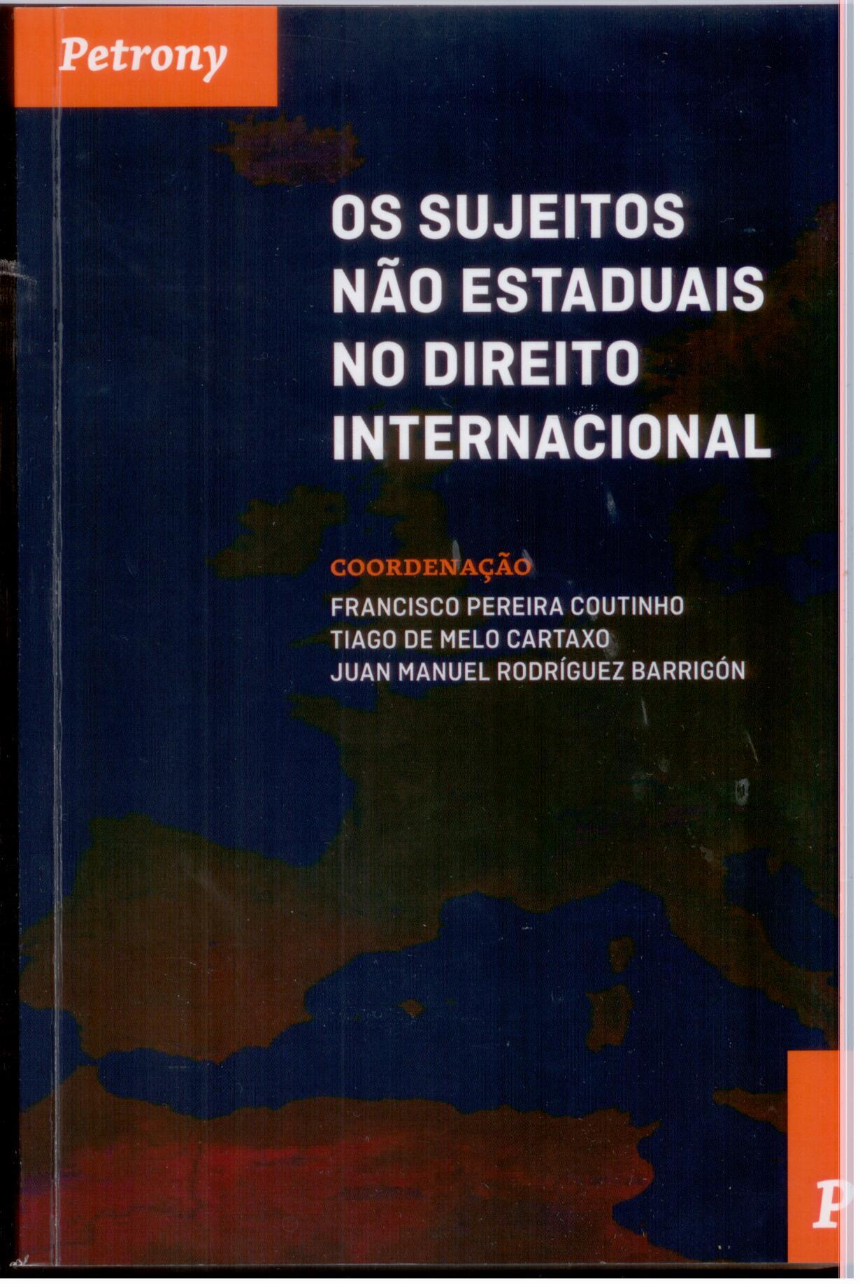 Imagen de portada del libro Os sujeitos não estaduais no direito internacional