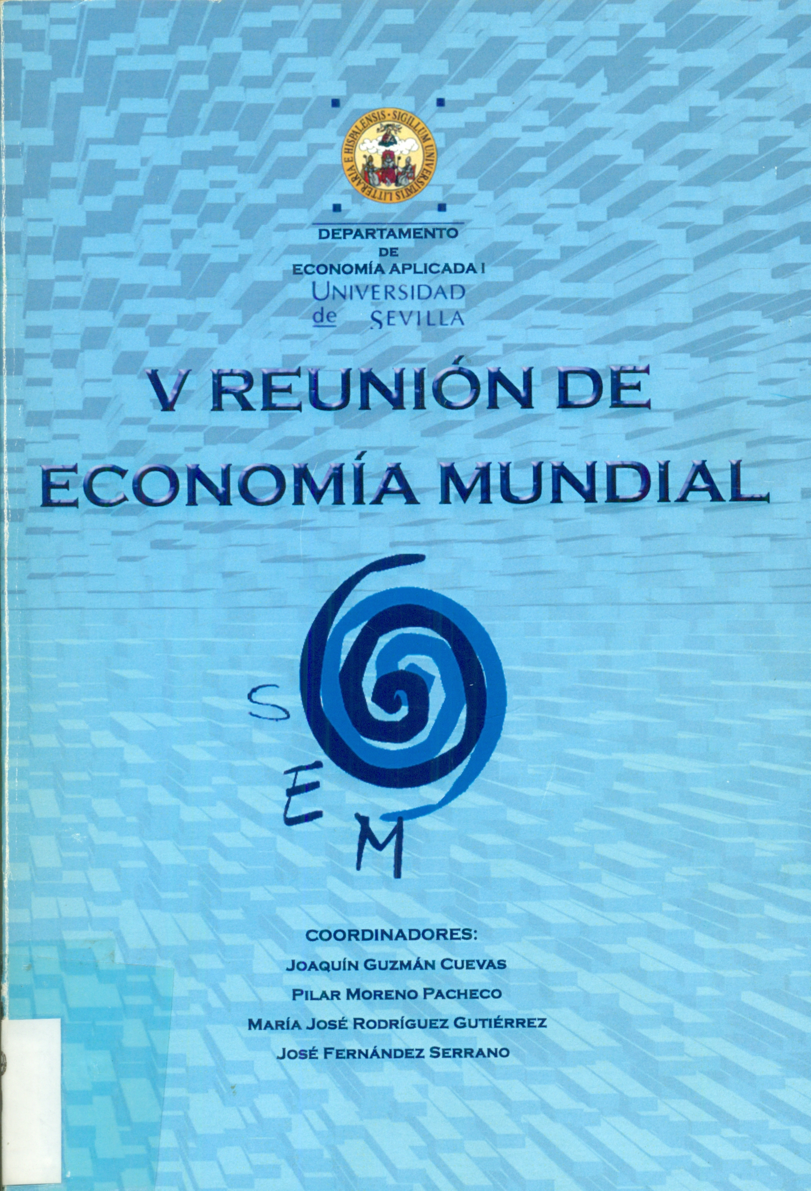 Imagen de portada del libro Reunión de economía mundial