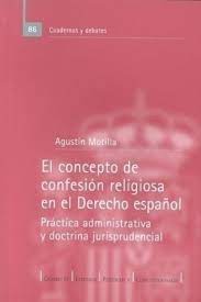 Imagen de portada del libro El concepto de confesión religiosa en el derecho español