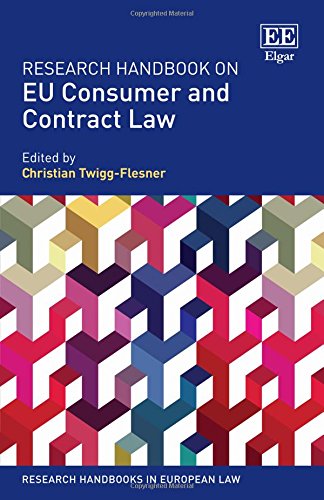 Imagen de portada del libro Research Handbook on EU Consumer and Contract Law