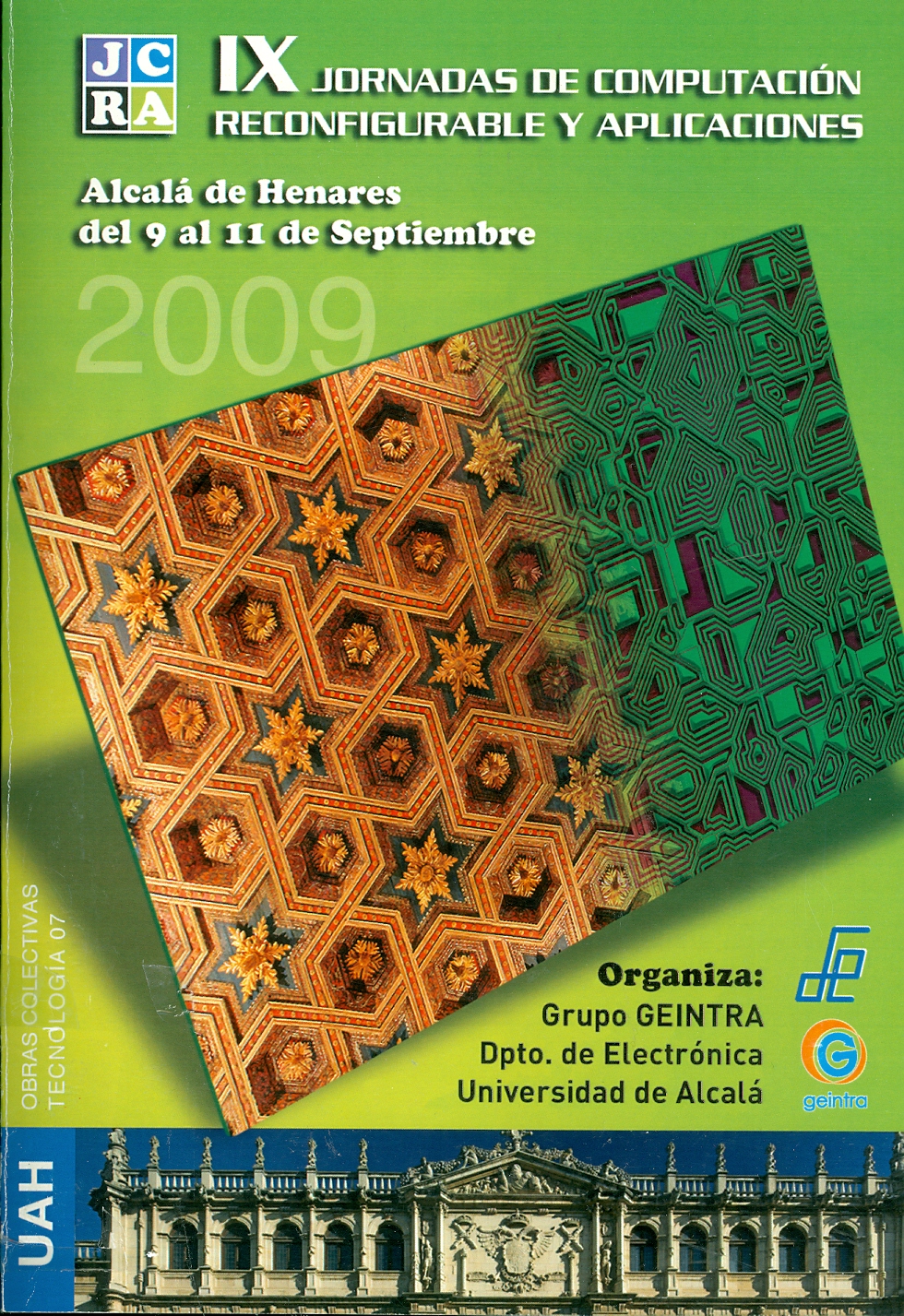 Imagen de portada del libro Actas de las IX Jornadas de computación reconfigurable y aplicaciones
