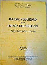 Imagen de portada del libro Iglesia y sociedad en la España del siglo XX