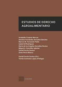 Imagen de portada del libro Estudios de derecho agroalimentario