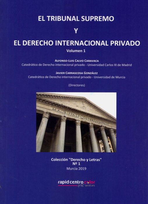 Imagen de portada del libro El Tribunal Supremo y el Derecho internacional privado