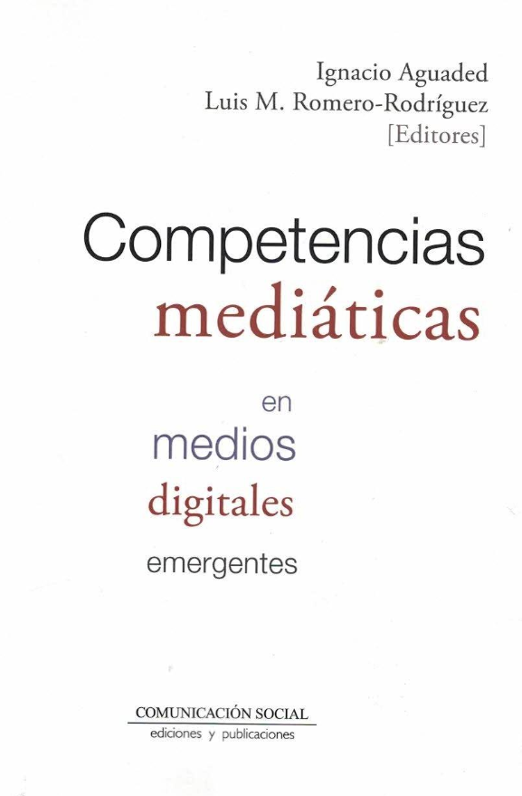 Imagen de portada del libro Competencias mediáticas en medios digitales emergentes