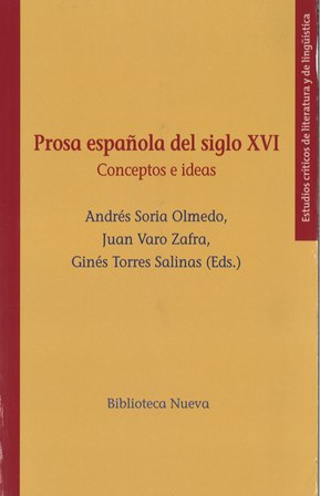 Imagen de portada del libro Prosa española del siglo XVI : conceptos e ideas