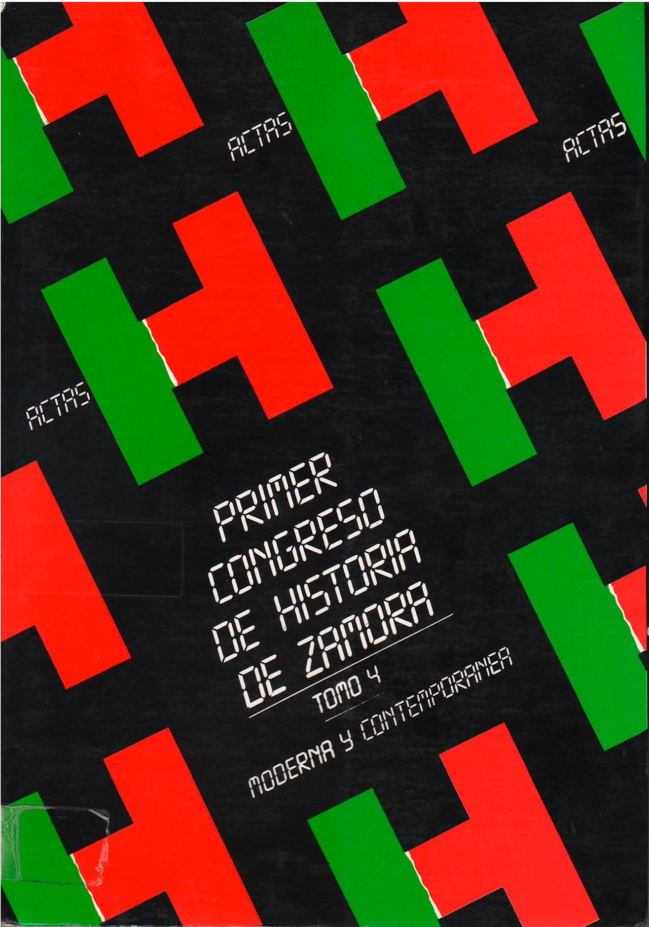 Imagen de portada del libro Primer Congreso de Historia de Zamora