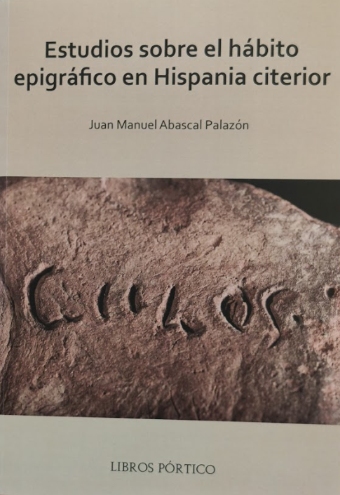 Imagen de portada del libro Estudios sobre el hábito epigráfico en Hispania citerior
