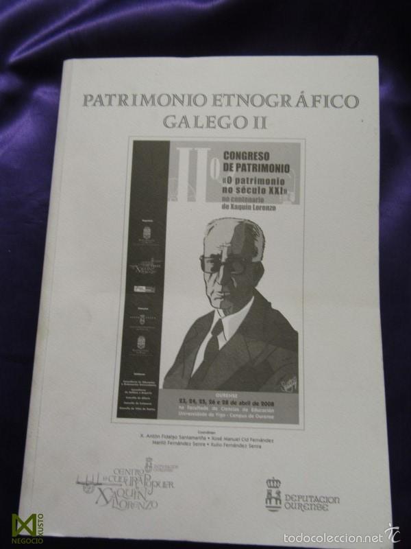 Imagen de portada del libro II Congreso de Patrimonio Etnográfico Galego