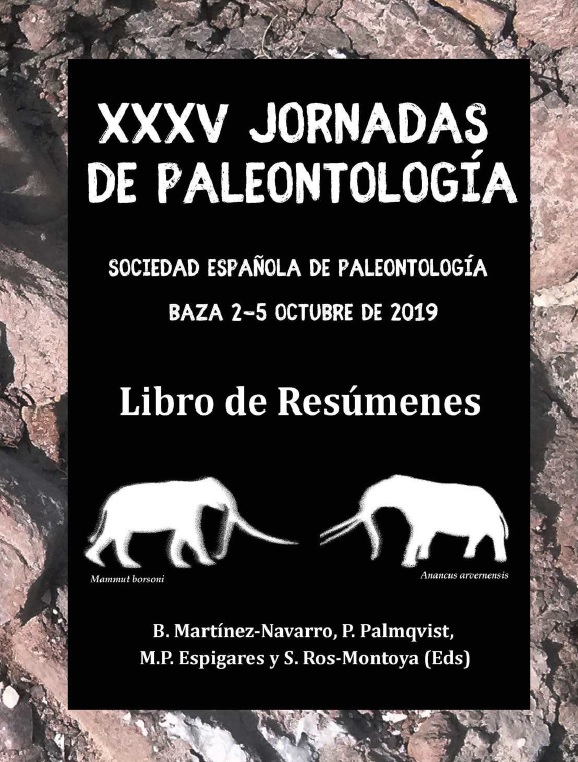Imagen de portada del libro Libro de Resúmenes de las XXXV Jornadas de Paleontología