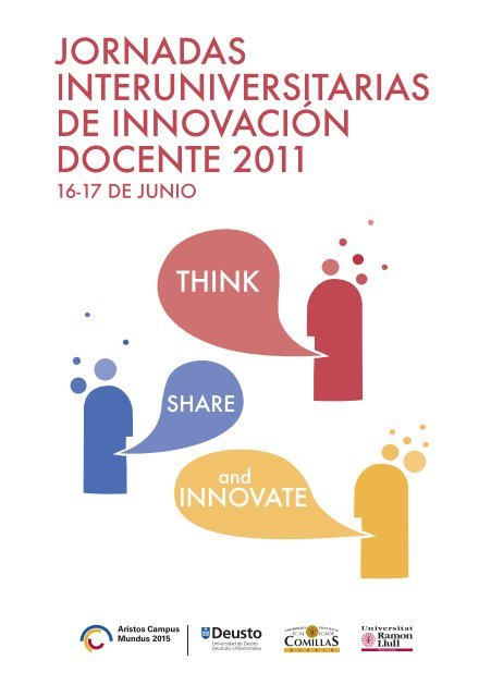 Imagen de portada del libro Jornadas Interuniversitarias de Innovación Docente 2011, 16-17 de junio