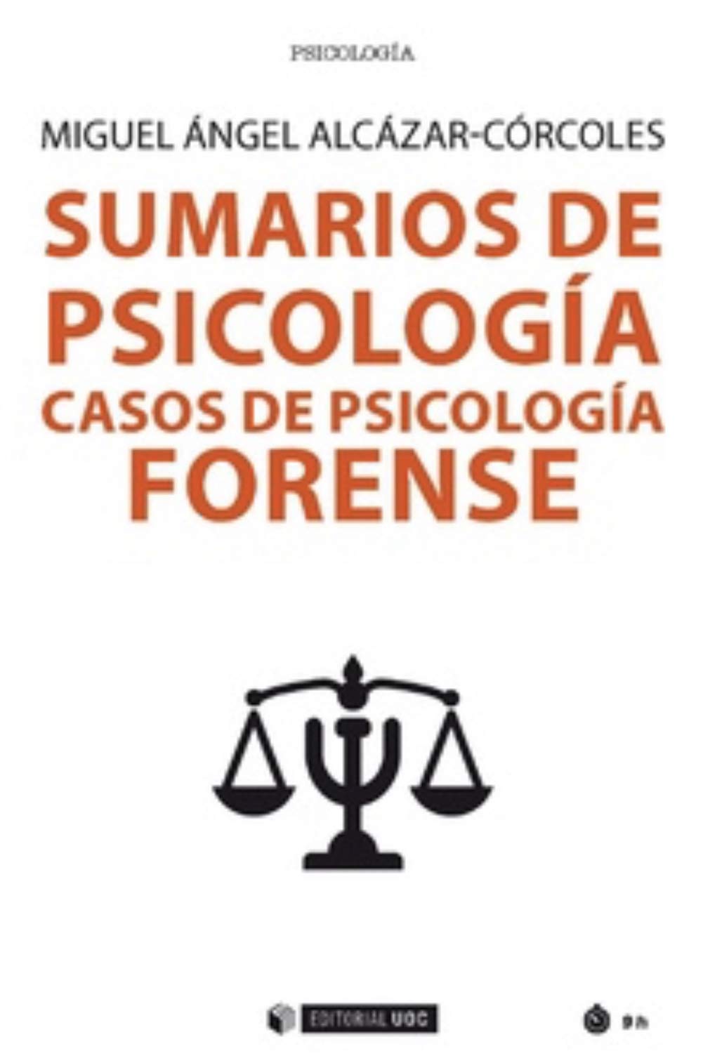 Imagen de portada del libro Sumarios de psicología