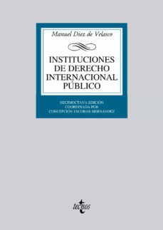 Imagen de portada del libro Instituciones de derecho internacional público