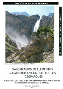 Imagen de portada del libro Valorización de elementos geomineros en contexto de los geoparques