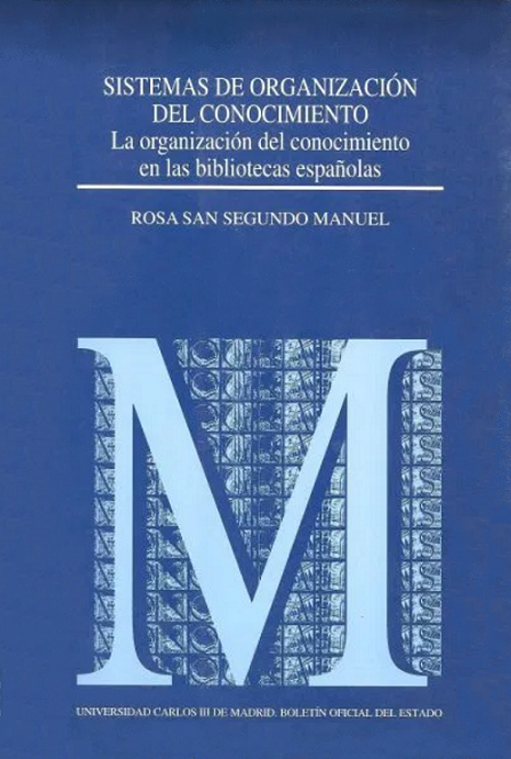 Imagen de portada del libro Sistemas de organización del conocimiento