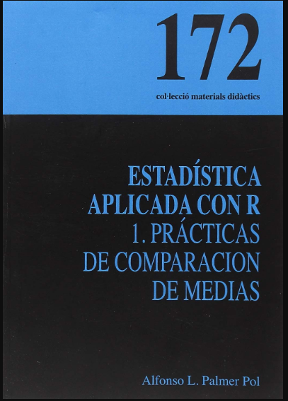Imagen de portada del libro Estadística aplicada con R