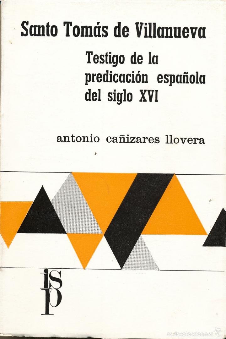 Imagen de portada del libro Santo Tomás de Villanueva