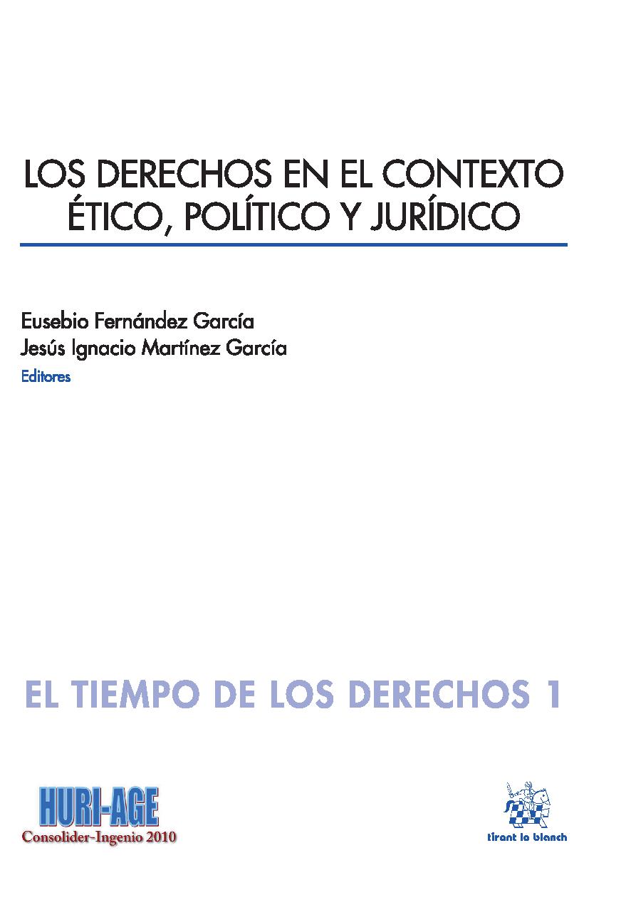 Imagen de portada del libro Los derechos en el contexto ético, político y jurídico
