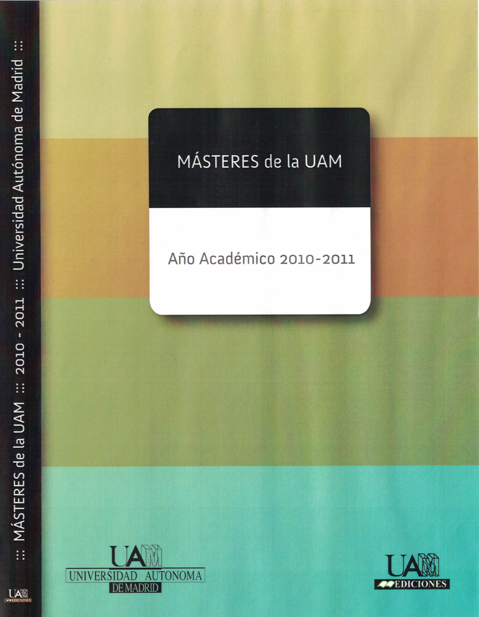 Imagen de portada del libro Másteres de la UAM [CD-ROM]