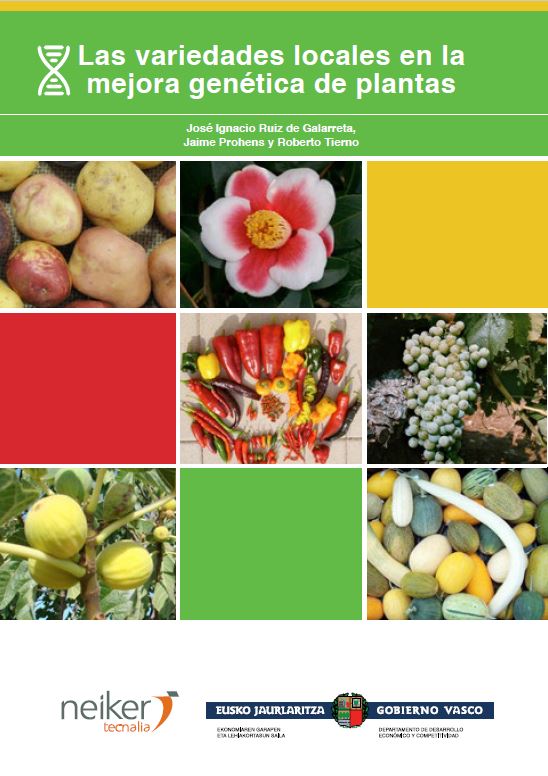 Imagen de portada del libro Las variedades locales en la mejora genética de las plantas