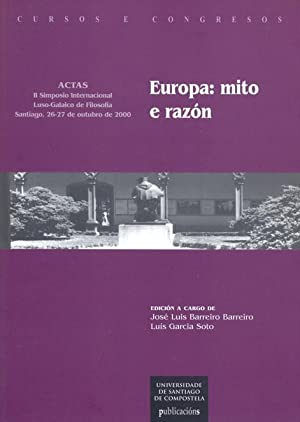 Imagen de portada del libro Europa: mito e razón