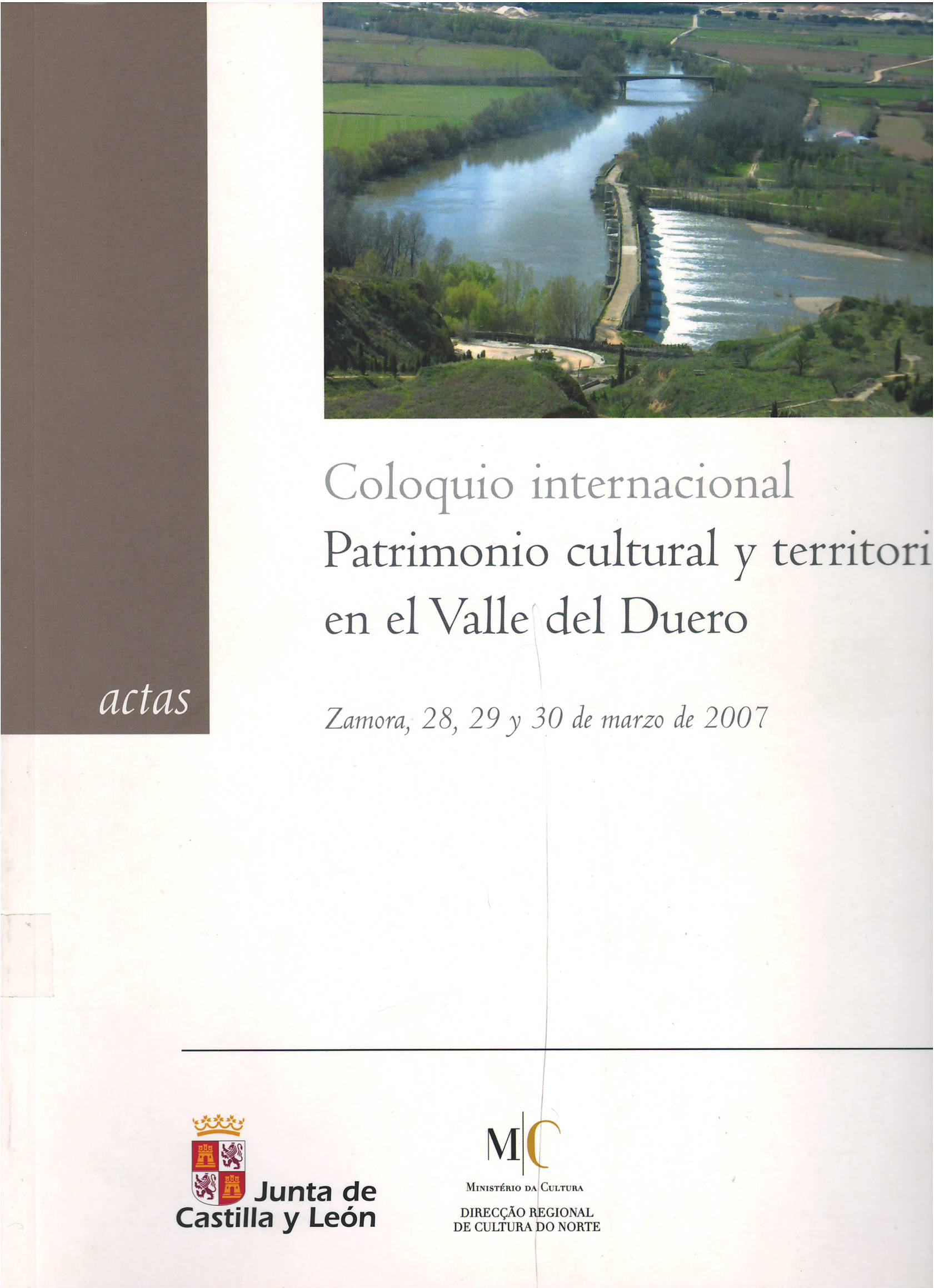 Imagen de portada del libro Coloquio Internacional Patrimonio Cultural y Territorio en el Valle del Duero