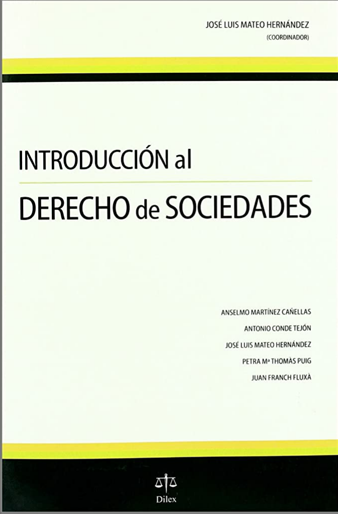 Imagen de portada del libro Introducción al derecho de sociedades