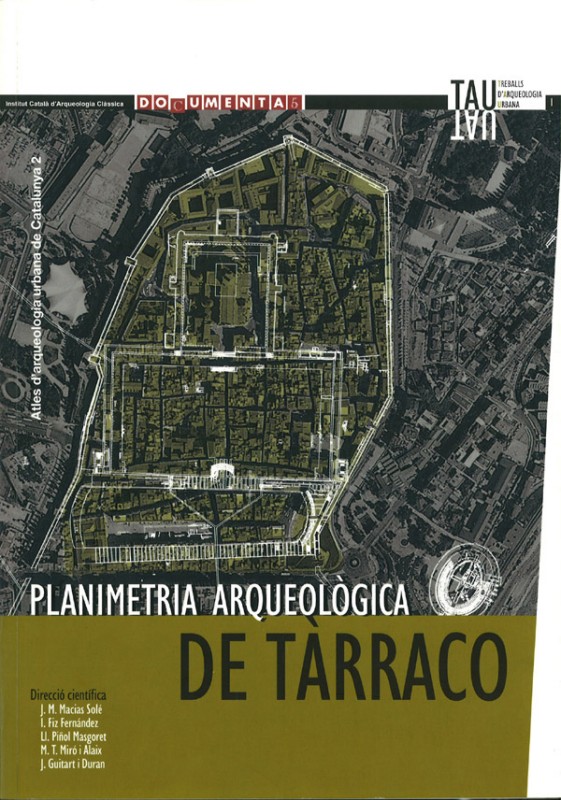 Imagen de portada del libro Planimetría arqueològica de Tàrraco