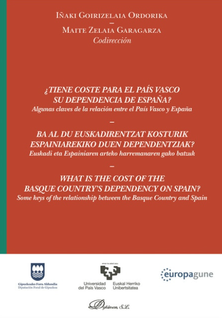 Imagen de portada del libro ¿Tiene coste para el País Vasco su dependencia de España?