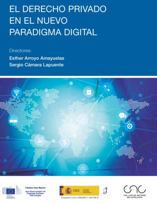 Imagen de portada del libro El derecho privado en el nuevo paradigma digital