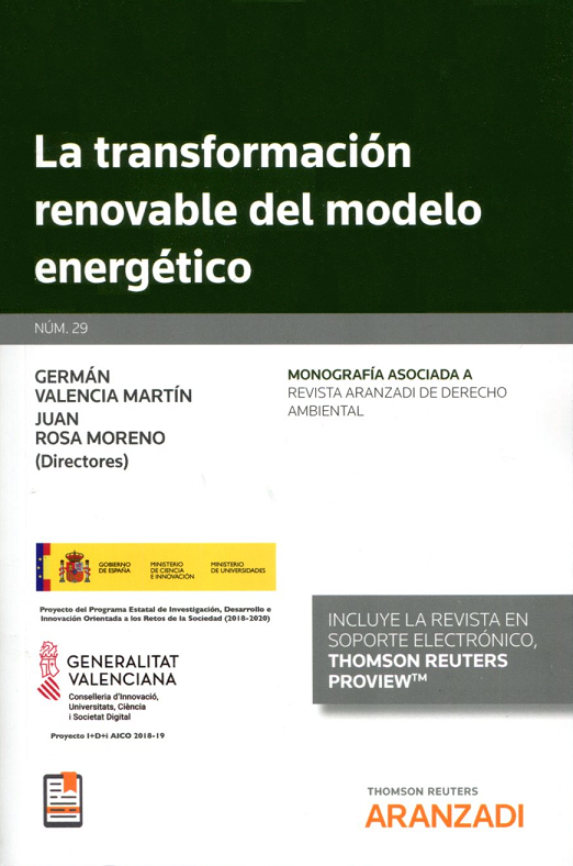 Imagen de portada del libro La transformación renovable del modelo energético