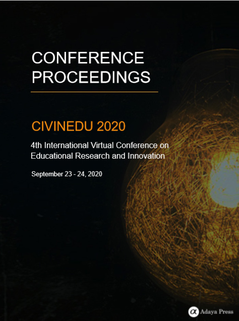 Imagen de portada del libro Conference proceedings CIVINEDU 2020
