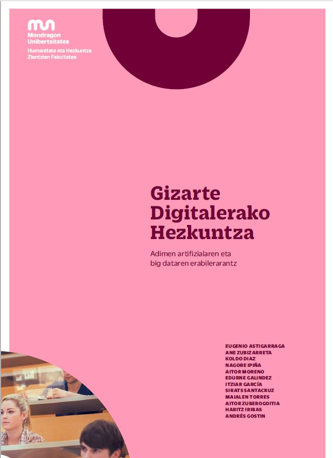 Imagen de portada del libro Gizarte digitalerako hezkuntza