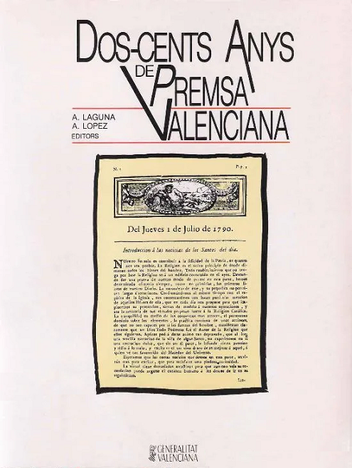 Imagen de portada del libro Dos-cents anys de premsa valenciana