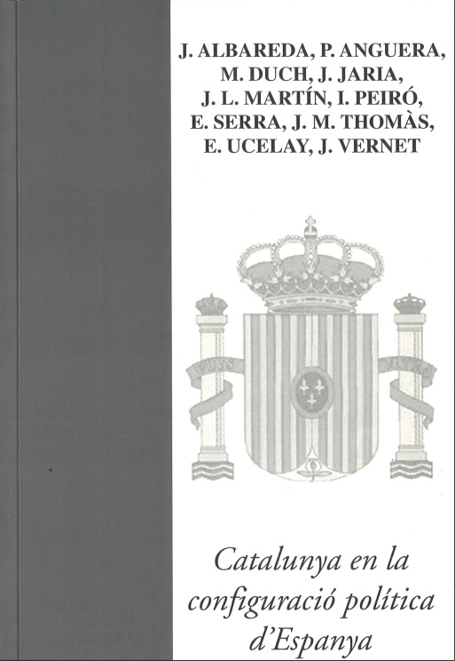 Imagen de portada del libro Catalunya en la configuració política d'Espanya