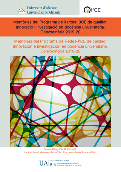 Imagen de portada del libro Memòries del Programa de Xarxes-I3CE de qualitat, innovació i investigació en docència universitària