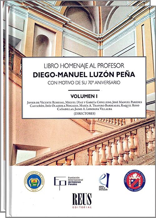 Imagen de portada del libro Libro homenaje al Profesor Diego Manuel Luzón Peña con motivo de su 70º aniversario