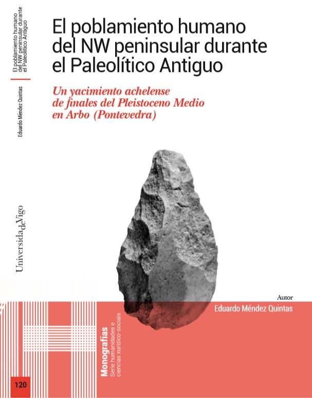 Imagen de portada del libro El poblamiento humano del NW peninsular durante el Paleolítico Antiguo