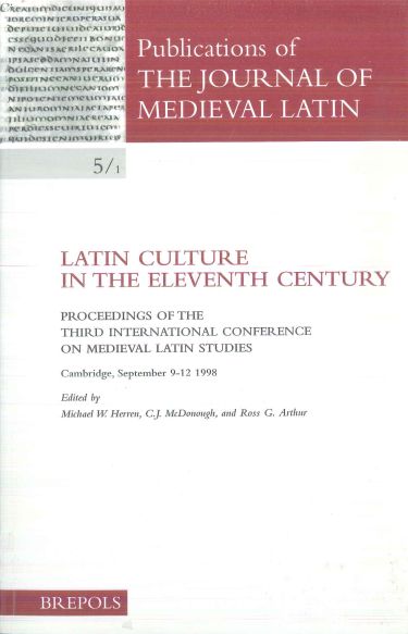 Imagen de portada del libro Latin culture in the eleventh century