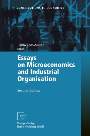 Imagen de portada del libro Essays on microeconomics and industrial organisation