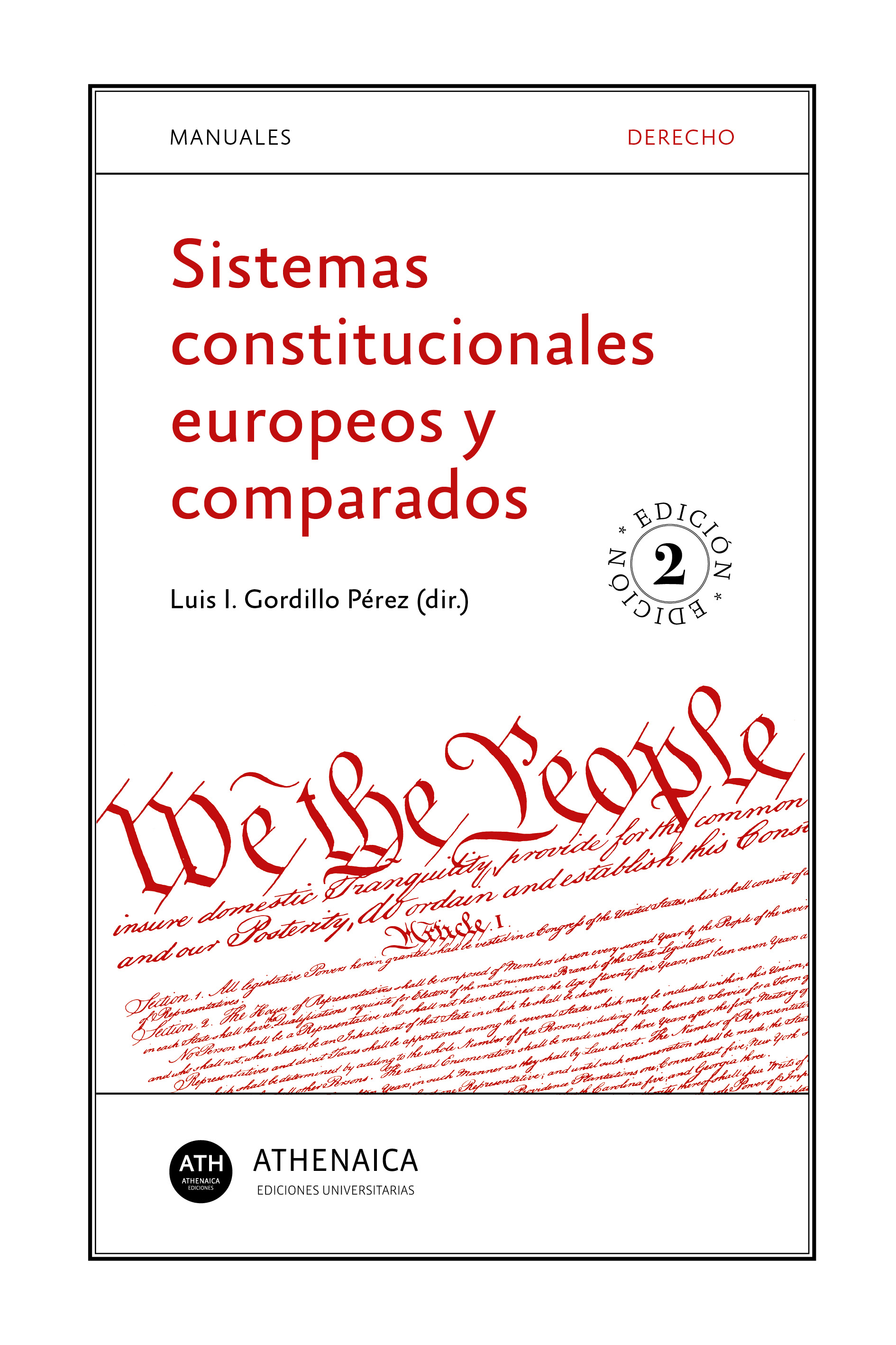 Imagen de portada del libro Sistemas constitucionales europeos y comparados.