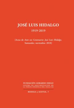 Imagen de portada del libro José Luis Hidalgo, 1919-2019