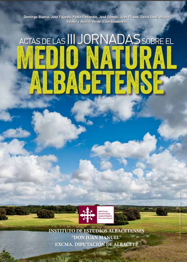 Imagen de portada del libro Actas de las III Jornadas sobre el Medio Natural Albacetense