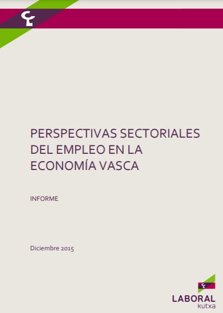 Imagen de portada del libro Perspectivas Sectoriales del Empleo en la Economía Vasca