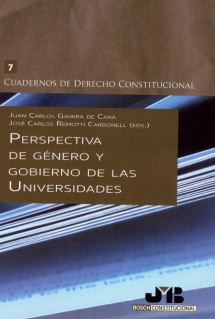 Imagen de portada del libro Perspectiva de género y gobierno de las universidades