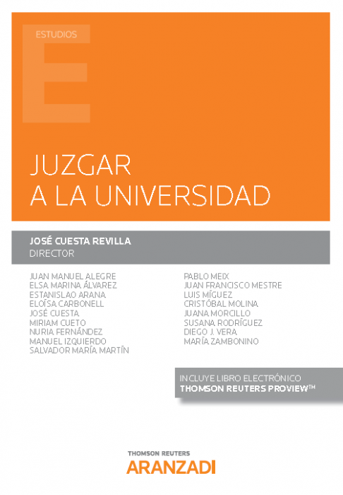 Imagen de portada del libro Juzgar a la universidad