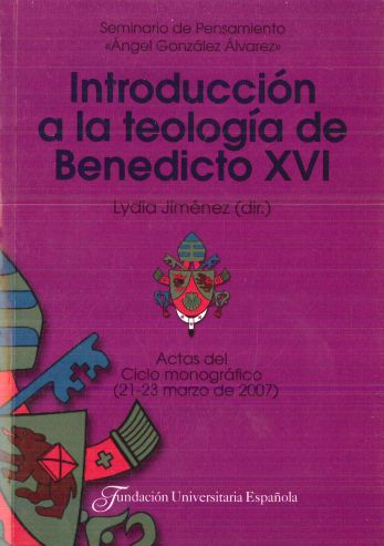 Imagen de portada del libro Introducción a la teología de Benedicto XVI