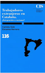 Imagen de portada del libro Trabajadores extranjeros en Cataluña : ¿integración o racismo?